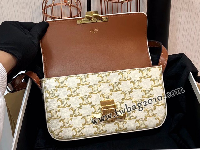 Celine專櫃2023新款Triomphe Shoulder Bag 194143 賽琳最新款凱旋門腋下包 sldj2419